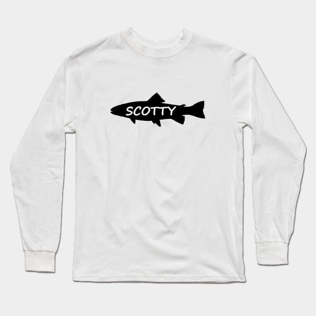 Scotty Fish Long Sleeve T-Shirt by gulden